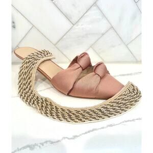 Vintage Pearl Beaded Collar Necklace Ivory Bib Romantic Coquette Bridal 90s Y2K